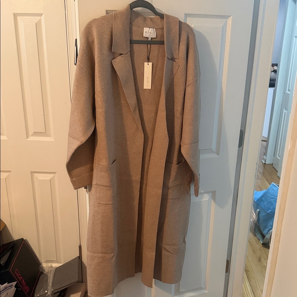 MARBLE Classic Beige Cardigan